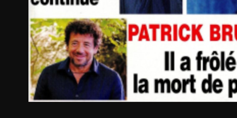 Patrick Bruel a frôlé la mort, un terrible accident de la route