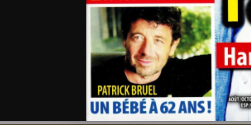 Patrick Bruel en couple avec Clémence, un bébé à 62 ans