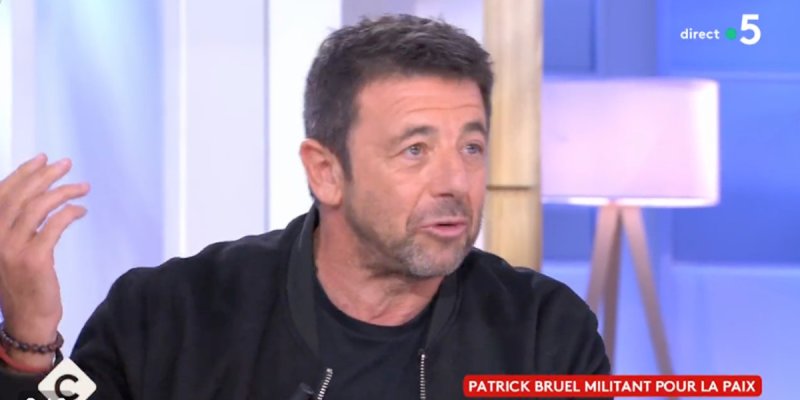 Patrick Bruel invité de C à Vous, son cri de coeur pour Gaza, ces conditions qui font parler !