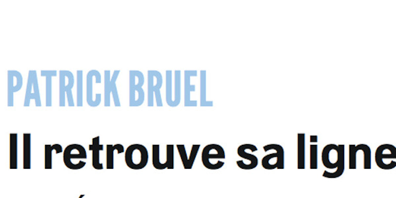 Patrick Bruel, régime sec - grosse pression de sa future femme (photo)