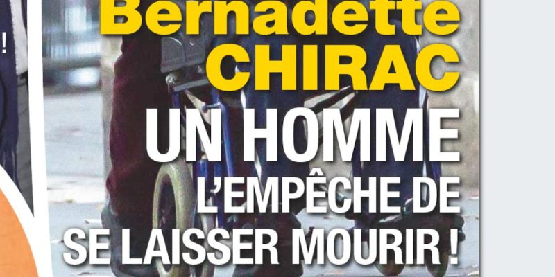 Bernadette Chirac va mieux, un homme l'empêche de se laisser mourir (photo)