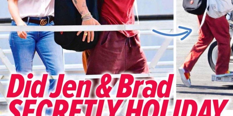 Brad Pitt - Après Marion Cotillard, en douce avec Jennifer Aniston à Positano en Italie (photo)