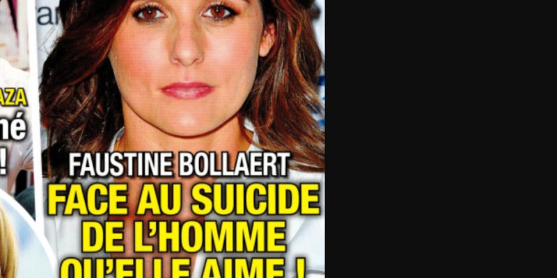 « Faustine Bollaert face au suicide de l'homme qu'elle aime », (photo)