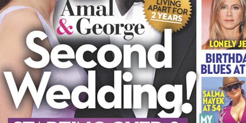 George et Amal Clooney, ils renouvellent les voeux de mariage, un contrat à un milliard (photo)