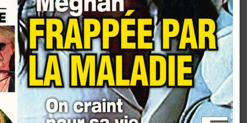 Meghan Markle frappée par la maladie - Camilla Parker-Bowles et Charles craignent pour sa vie (photo)