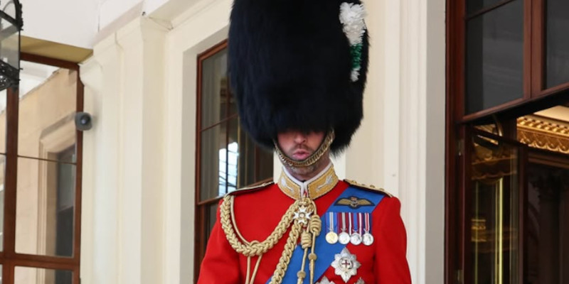 Pince William méconnaissable avec sa barbe à Trooping the Colour !