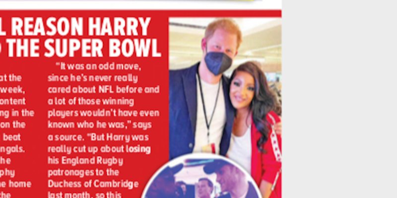 Prince Harry humilié face à Meghan Markle - La vraie raison de sa présence au Super Bowl