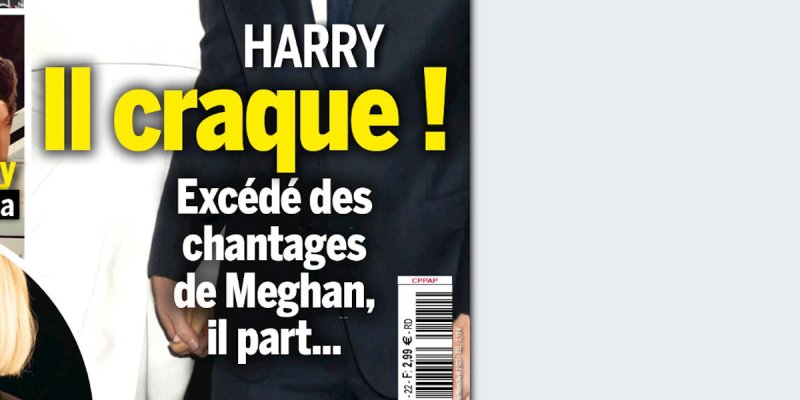 Prince Harry - Il craque, excédé des chantages de Meghan Markle, poignante confidence de Carla Bruni