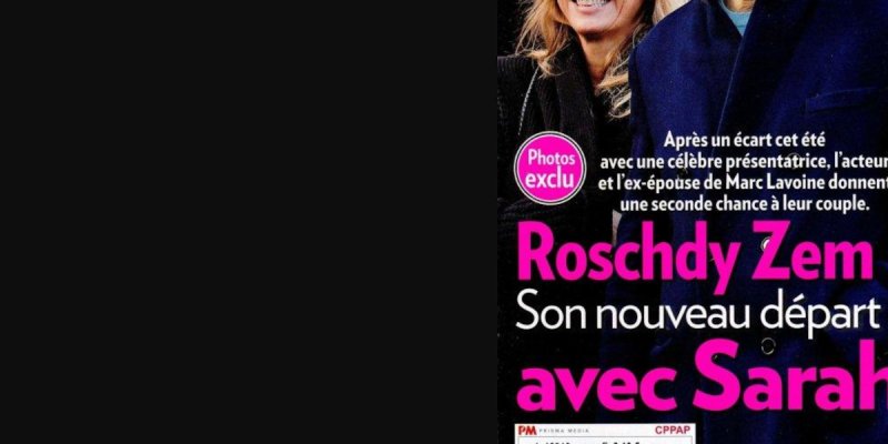 Roschdy Zem, fini Claire Chazal, nouveau départ avec Sarah