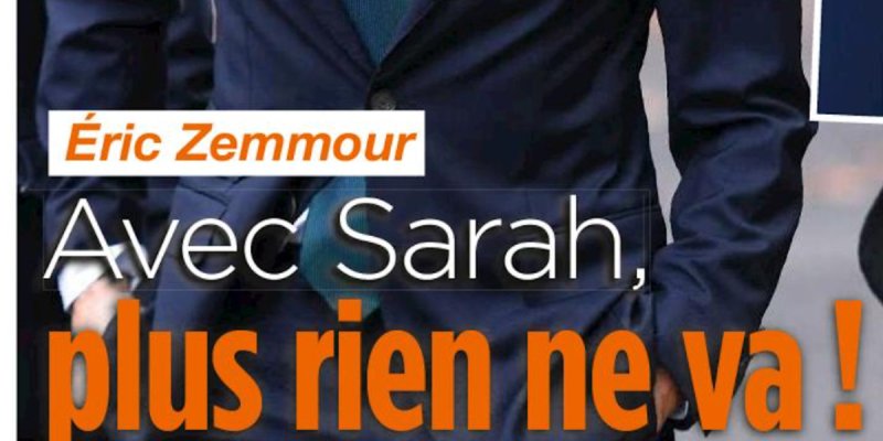 Sarah Knafo, clap de fin avec Eric Zemmour, il broie du noir