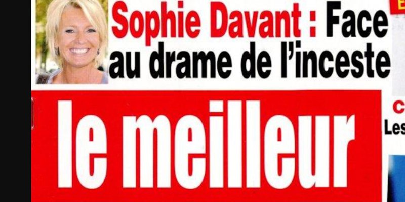 Sophie Davant - bonheur brisé - L'animatrice face au drame de l'inceste,