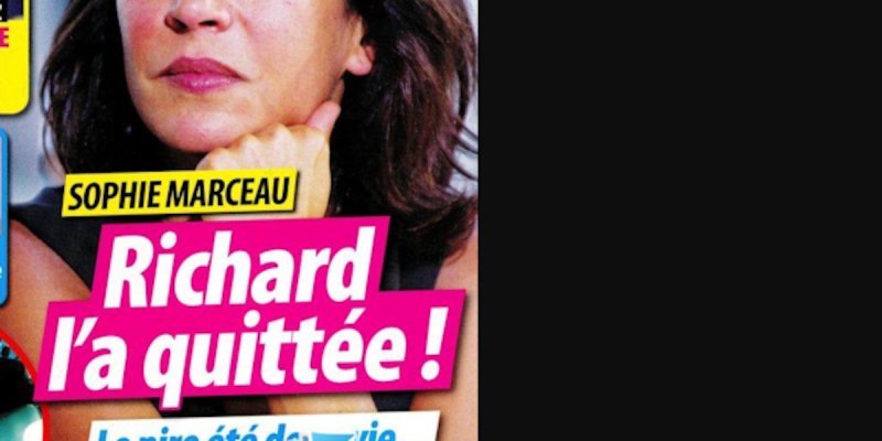Sophie Marceau, Richard l'a quittée, le pire été de sa vie