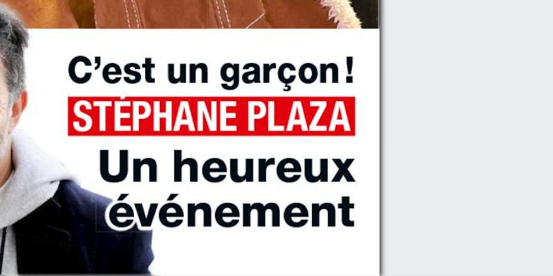 Stéphane Plaza, un heureux événement, c'est un garçon
