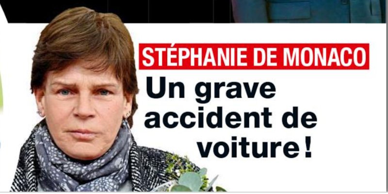 Stéphanie de Monaco, un grave accident de voiture