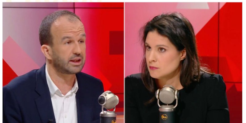Tension sur BFM TV/RMC : Apolline de Malherbe et Manuel Bompard s'affrontent violemment sur le plateau