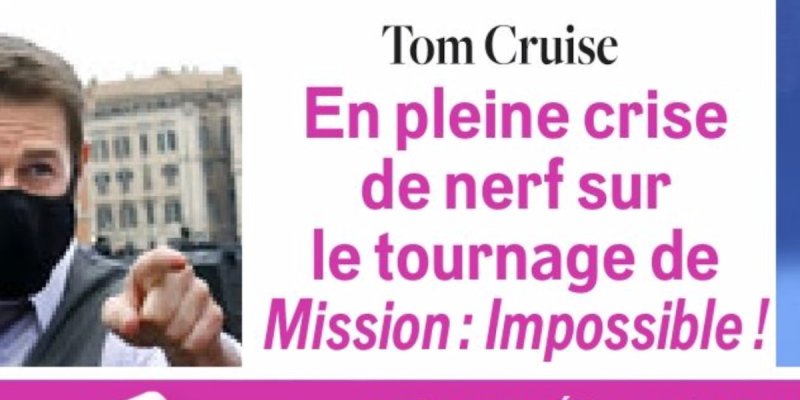 Tom Cruise fâché à mort, son pétage de câble à Londres