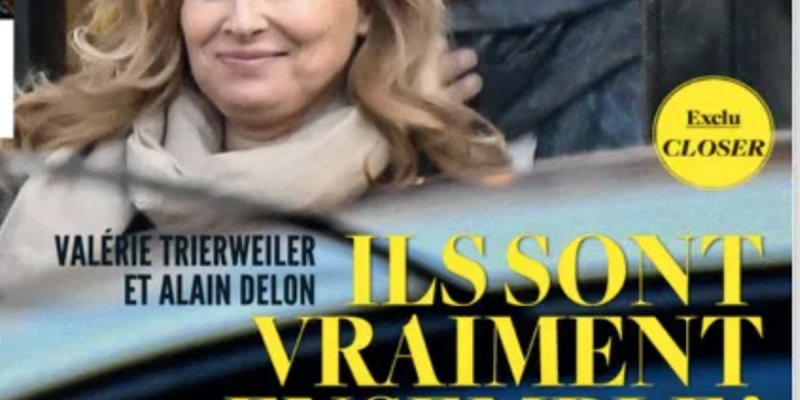 Valérie Trierweiler "trop proche" d'Alain Delon, sa mise au point (photo)