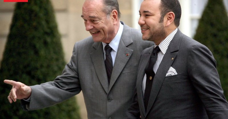 Jacques Chirac en vacances à Agadir dans une résidence prêtée par le roi du Maroc