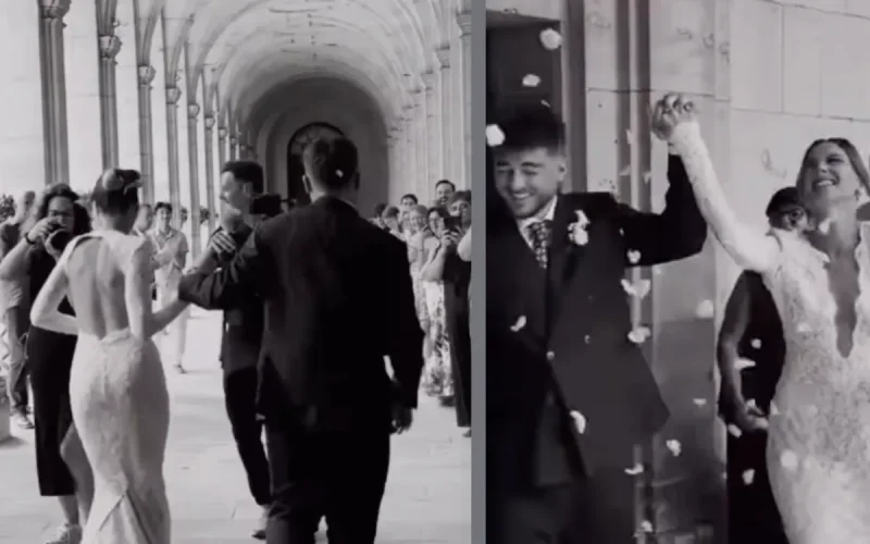 Amandine Petit mariée : les premières images de son union avec Julien dévoilées