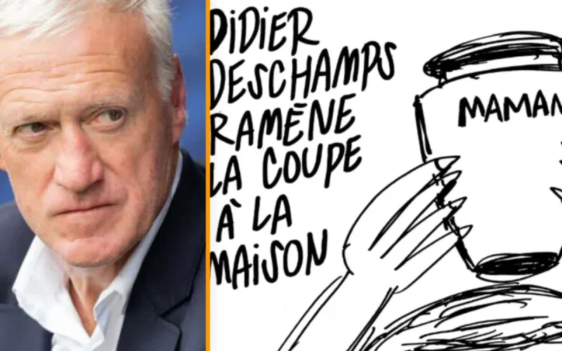 Didier Deschamps : le dessin immonde de Charlie Hebdo provoque un choc national