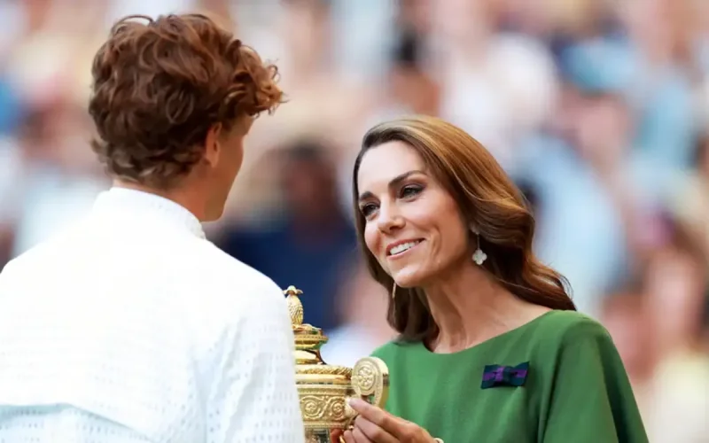 Jannik Sinner : son échange avec Kate Middleton, George et Charlotte après son sacre à Wimbledon