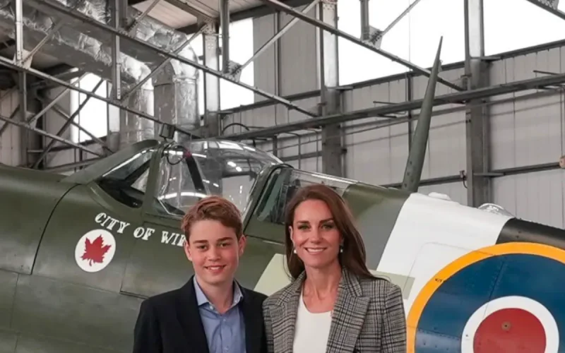 Kate Middleton : Ce geste calculé avec le prince George à RAF Coningsby