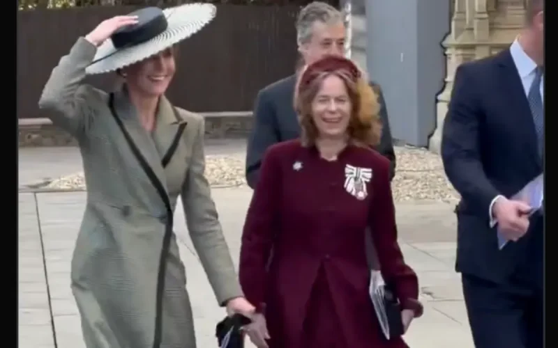 Kate Middleton prise au piège du vent : son incroyable réaction