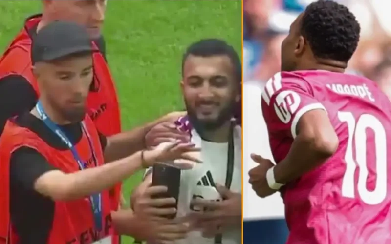 La sécurité maîtrise un supporter, Kylian Mbappé intervient… et ce n'est pas la première fois