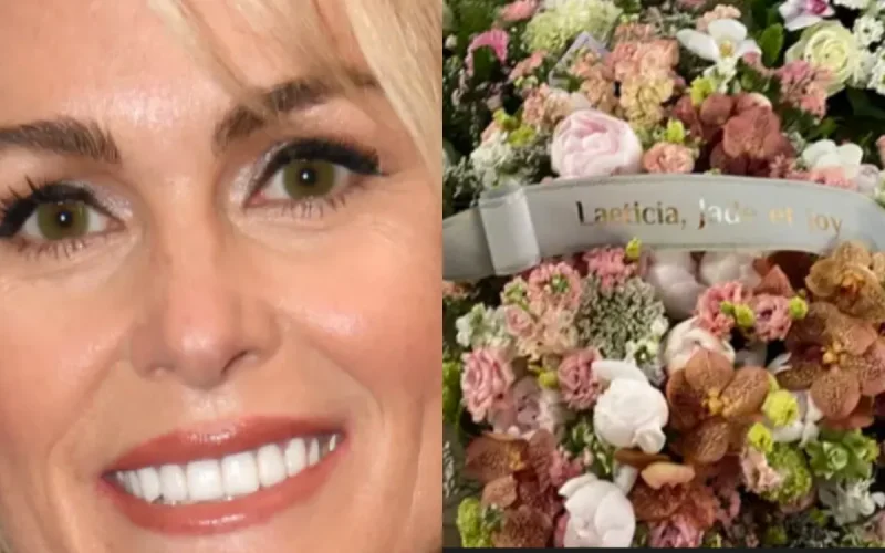 Laeticia Hallyday : « j'ai mal », son hommage floral aux obsèques de Constance de La Fontaine