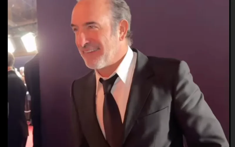 Tapis rouge des César : Dujardin sans Nathalie Péchalat