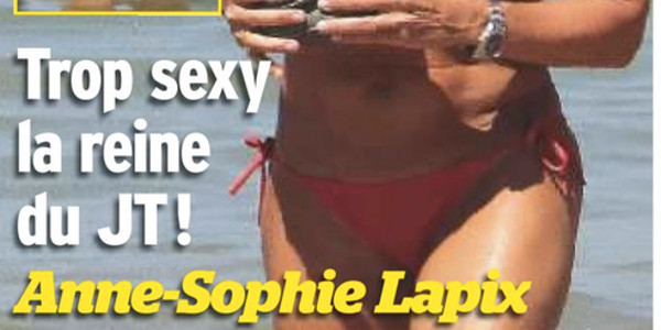 Anne-Sophie Lapix débusquée, ultra sexy à Saint-Jean-de-Luz (photo)