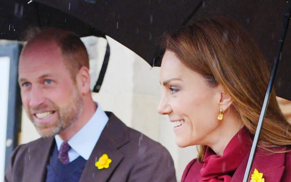 Galloise William et Kate Middleton imperturbables lors de leur visite galloise