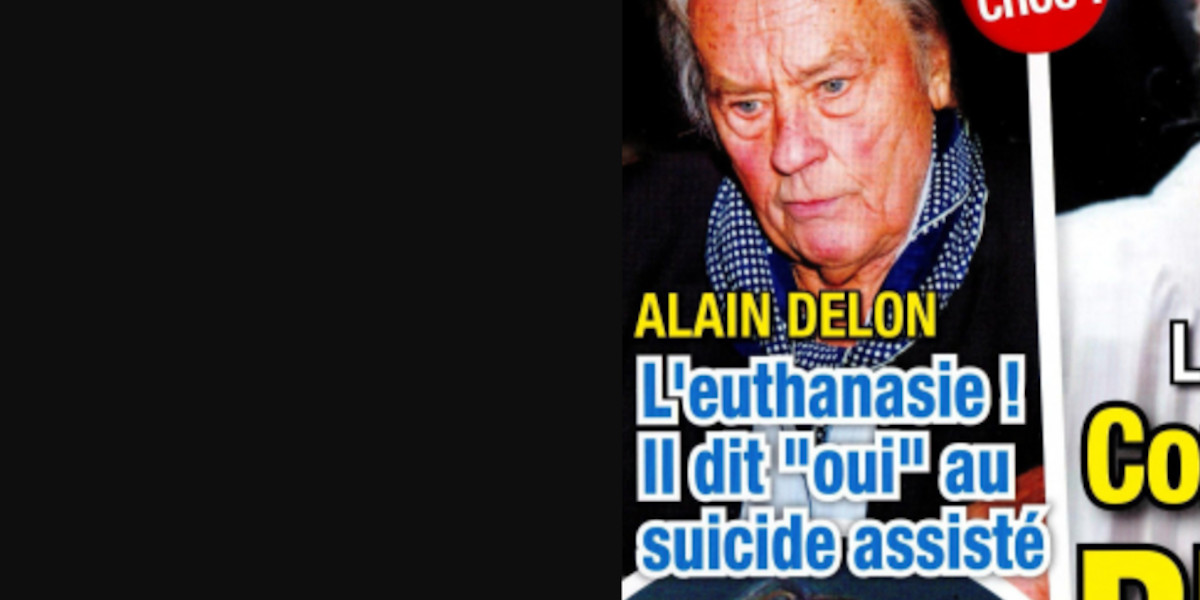Alain Delon, l'euthanasie, il a dit oui au suicide assisté