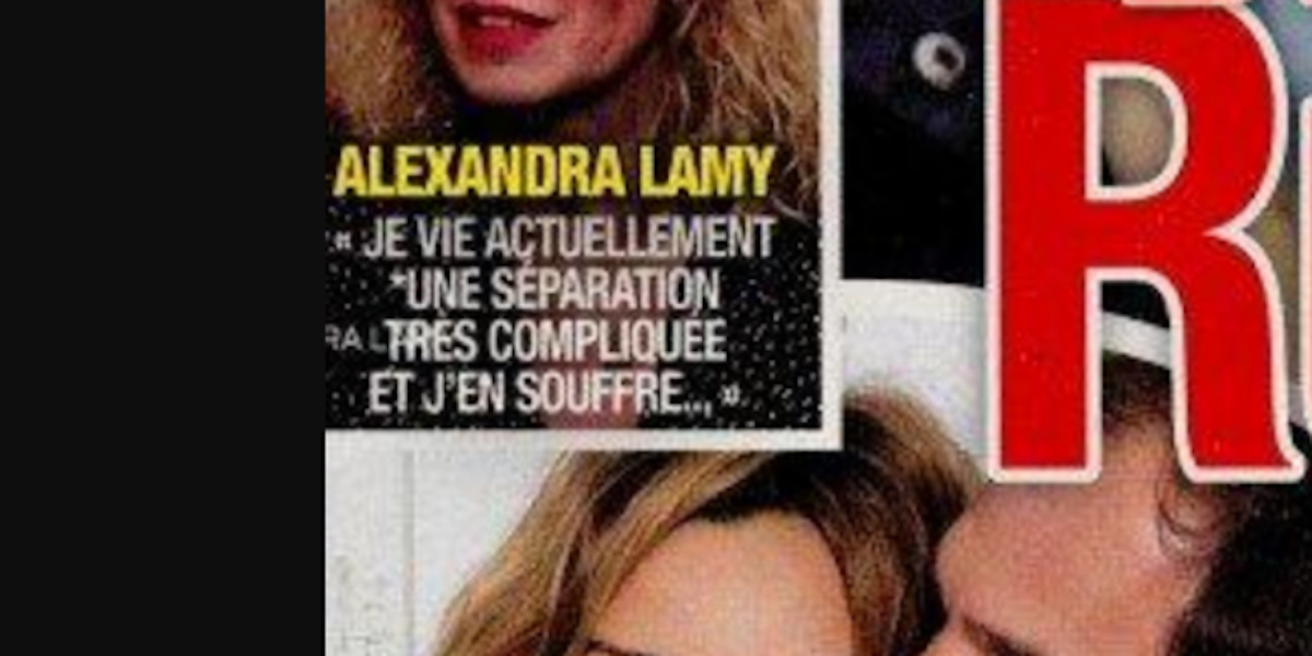 Alexandra Lamy "Je vis actuellement une séparation très compliquée" (photo)