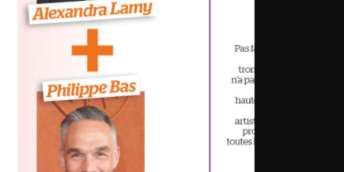 Alexandra Lamy, Philippe Bas, un couple d'enfer, ça chauffe