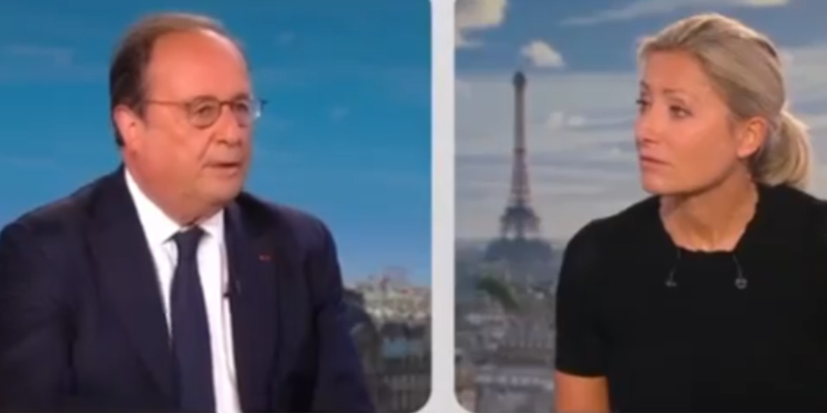 Anne-Sophie Lapix fait vaciller François Hollande avec une question surprenante 