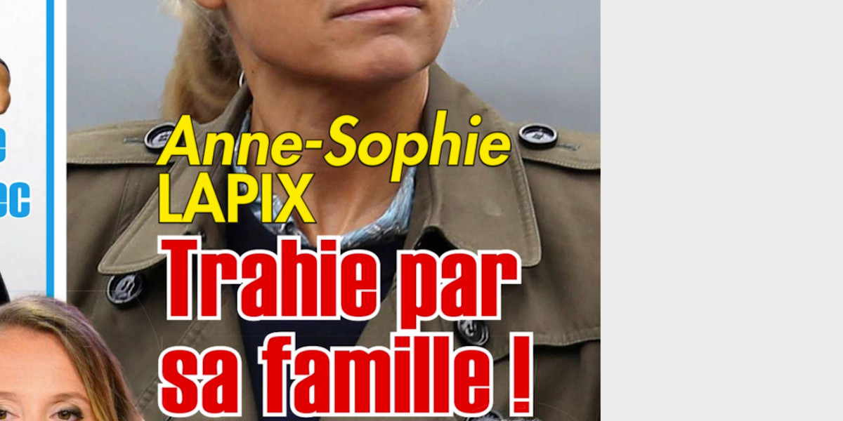 Anne-Sophie Lapix sous le choc, elle est trahie par sa famille
