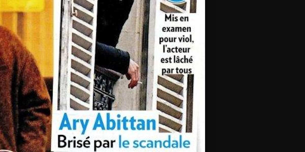 Ary Abittan entendu par les juges, geste » inspiré de Serge Lama