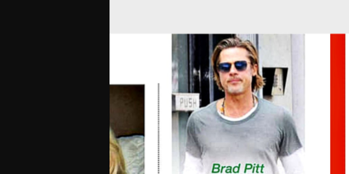 Brad Pitt ultra crade, ignoré par par Angelina Jolie, son état empire