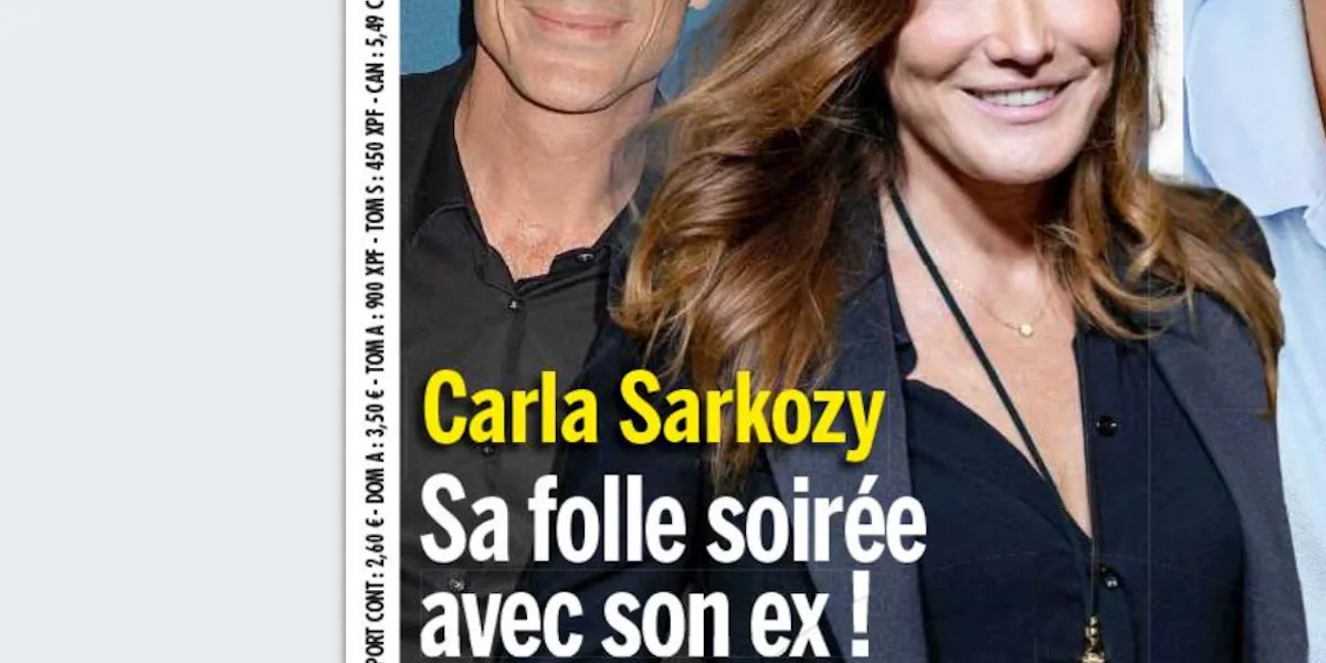 Carla Bruni « folle soirée » avec son ex- Nicolas Sarkozy ne lui en veut pas