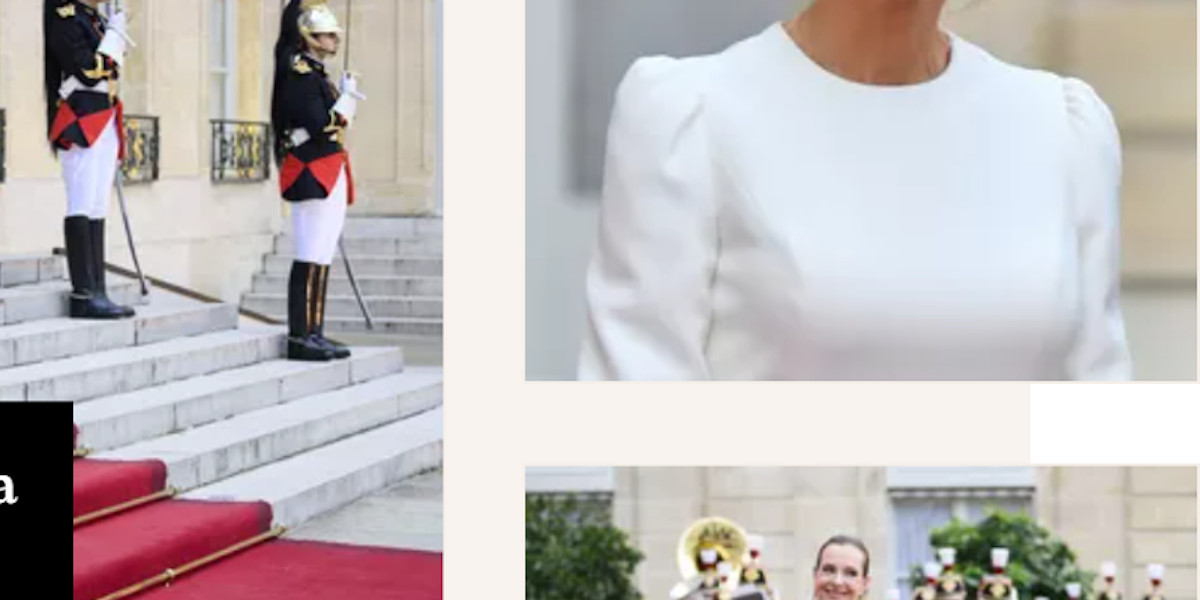 Carole Bouquet en robe indienne -, retrouvailles chaleureuses avec Brigitte Macron à l'Elysée