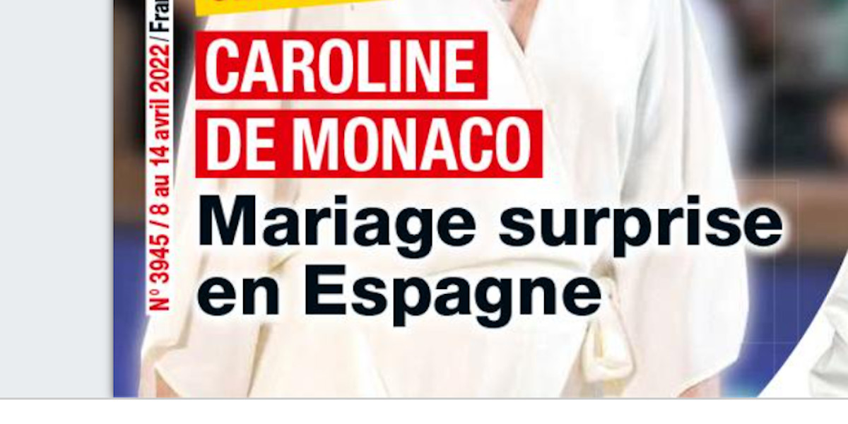 Caroline de Monaco, mariage surprise en Espagne