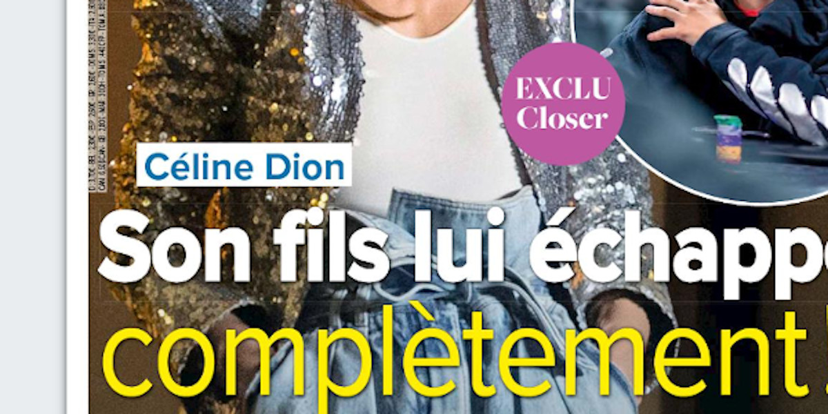Céline Dion dépitée, son fils sous l'emprise d'Angélique, richissime héritière