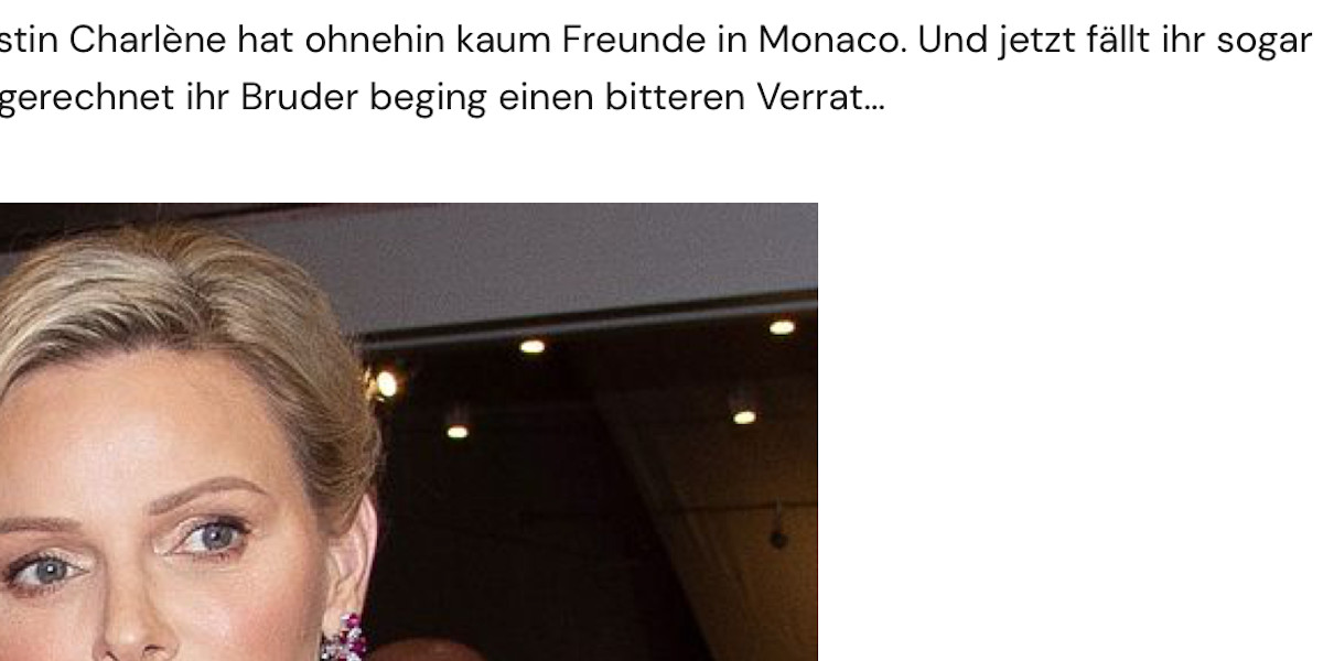 Charlène de Monaco ne supporte pas le Rocher - Une Suédoise évitée comme la peste