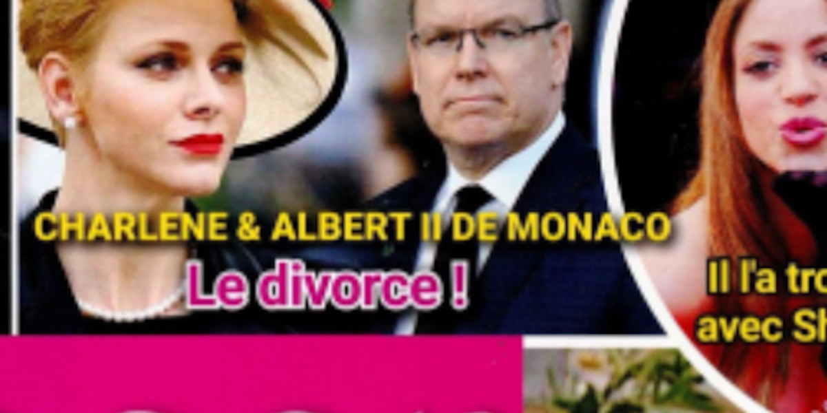 Charlène et Albert de Monaco, le divorce, il l'a trompée avec Shakira