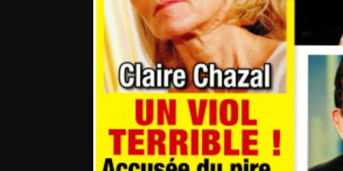 Claire Chazal, terrible viol, la journaliste accusée du pire