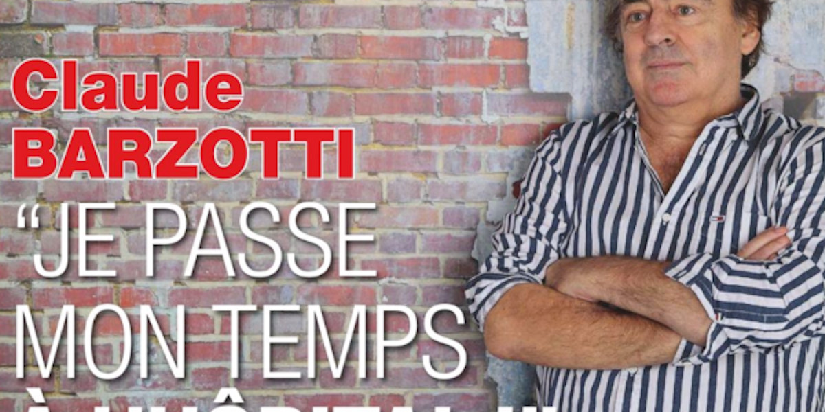 Claude Barzotti au piteux état - "Je passe mon temps à l'hôpital"