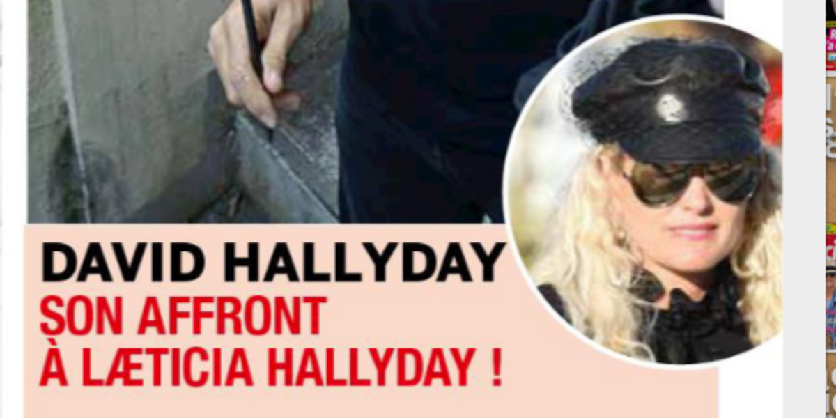 David Hallyday, son affront à Laeticia Hallyday