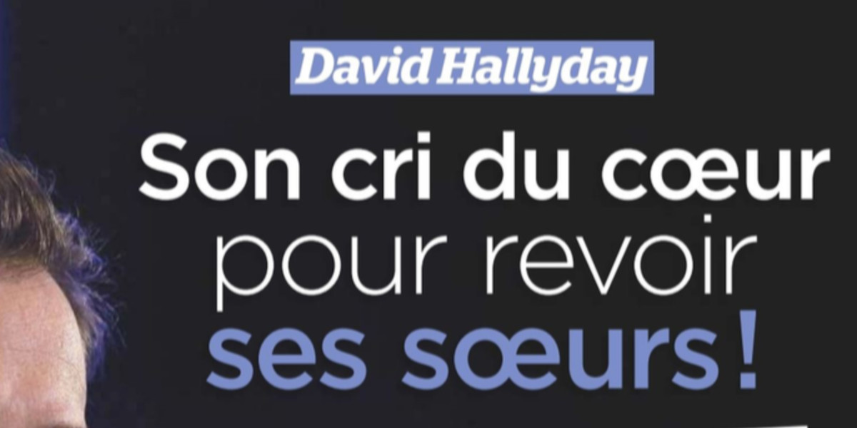 David Hallyday, son cri de cœur pour revoir ses Jade et Joy, isolées à L.A