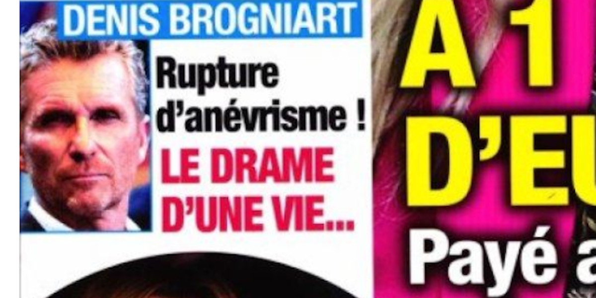 Denis Brogniart, rupture d'anévrisme - son SOS à Emmanuel Macron (photo)